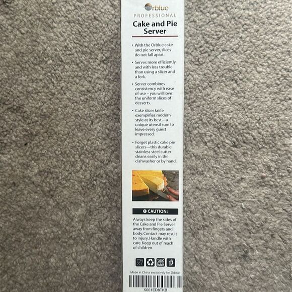 Orblue Professional Cake and Pie Stainless Steel Server! - Picture 5 of 10